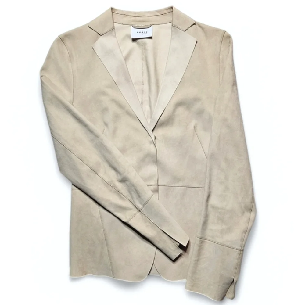 Akris Punto | Lambskin Suede Jacket | Women's | Size 4_7